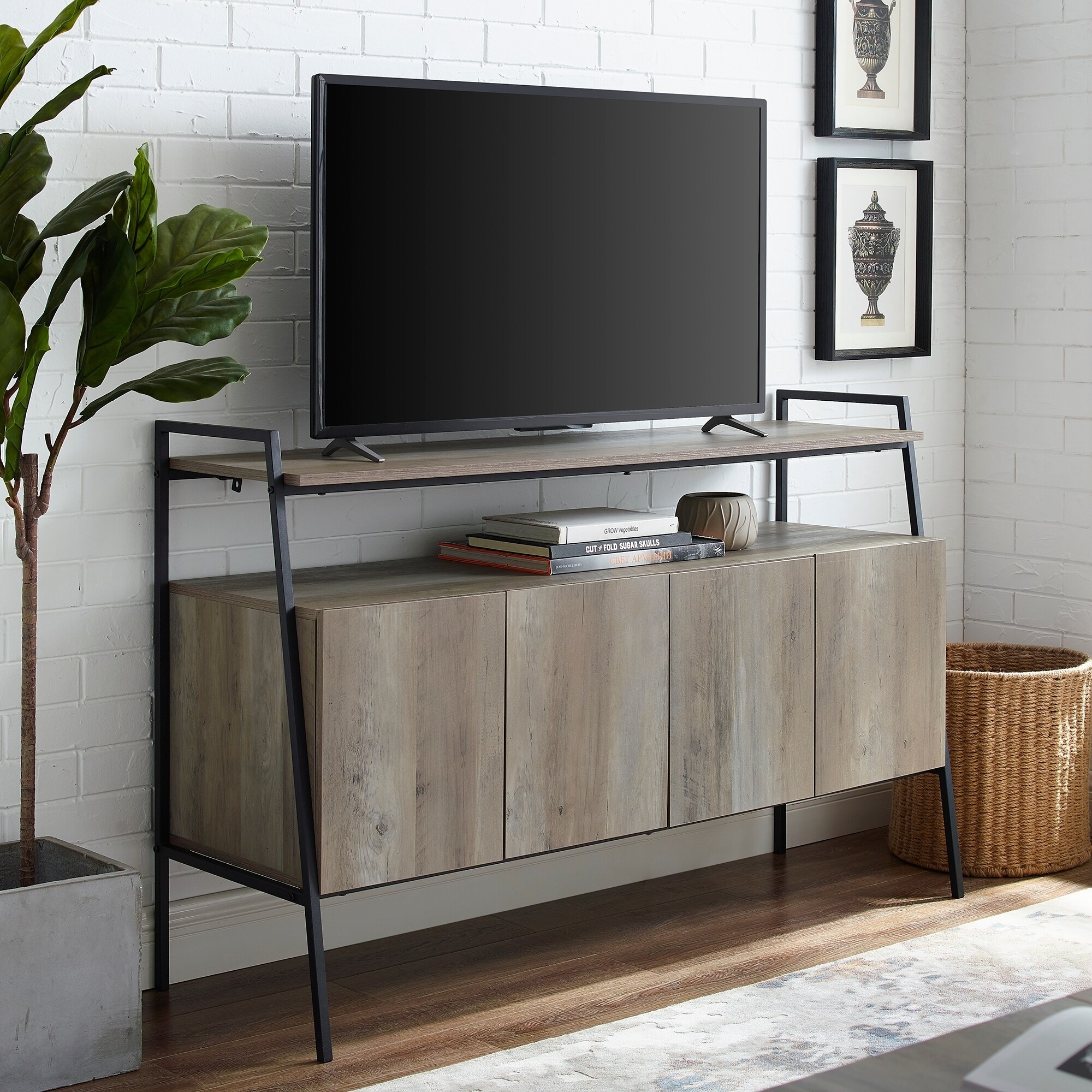 Shop Carbon Loft Lahuri 52 Inch Modern Tv Stand Console 52 X 16