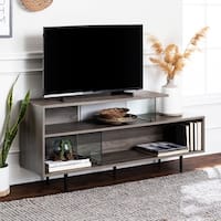 Carson Carrington 60" Asymmetrical TV Stand Console - 60 x 16 x 26H