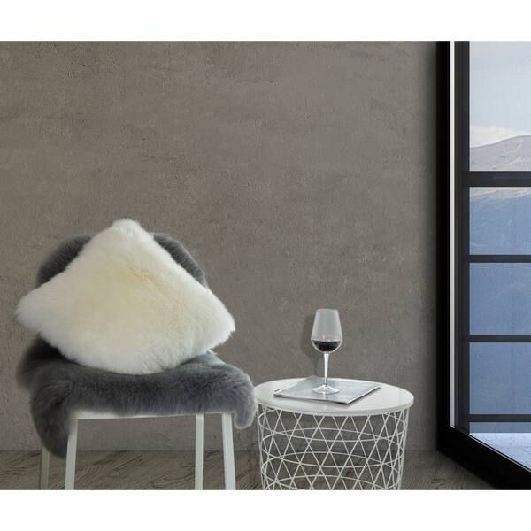 Shop Genuine Australian Lamb Wool Sheepskin Square Pillow Cover 16