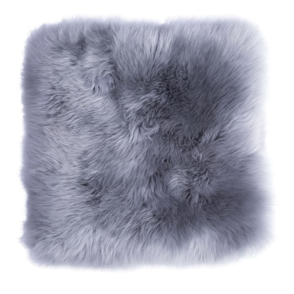 Genuine Australian Lamb Wool Sheepskin Square Pillow Cover 16 In Overstock 27989243
