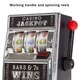 Slot Machine Coin Bank- Realistic Mini Table Top Novelty Casino Style Toy with Lever by Trademark Gameroom - Thumbnail 3