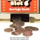 Slot Machine Coin Bank- Realistic Mini Table Top Novelty Casino Style Toy with Lever by Trademark Gameroom - Thumbnail 9