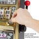 Slot Machine Coin Bank- Electronic Realistic Mini Tabletop Novelty Casino Style Toy with Lever by Trademark Gameroom - Thumbnail 9