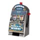 Slot Machine Coin Bank- Electronic Realistic Mini Tabletop Novelty Casino Style Toy with Lever by Trademark Gameroom - Thumbnail 0