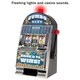 Slot Machine Coin Bank- Electronic Realistic Mini Tabletop Novelty Casino Style Toy with Lever by Trademark Gameroom - Thumbnail 6