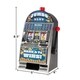 Slot Machine Coin Bank- Electronic Realistic Mini Tabletop Novelty Casino Style Toy with Lever by Trademark Gameroom - Thumbnail 1