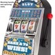 Slot Machine Coin Bank- Electronic Realistic Mini Tabletop Novelty Casino Style Toy with Lever by Trademark Gameroom - Thumbnail 3