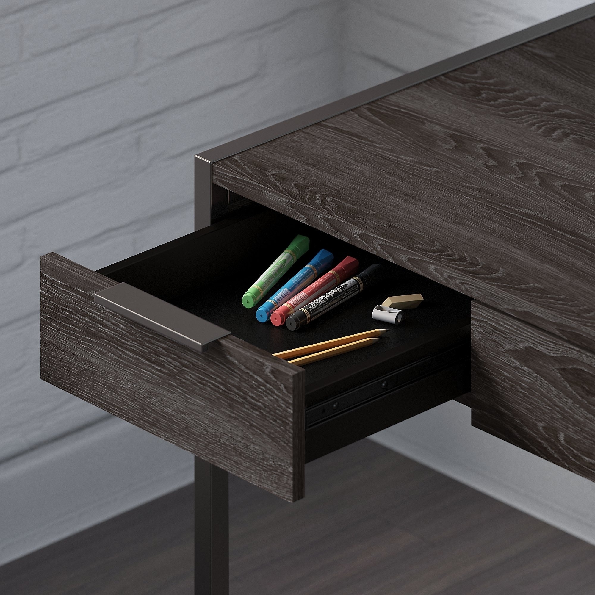 Shop Atria 60w Writing Desk With Storage From Office By Kathy