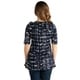 preview thumbnail 33 of 34, 24seven Comfort Apparel Elbow Sleeve Swing Tunic Top For Women