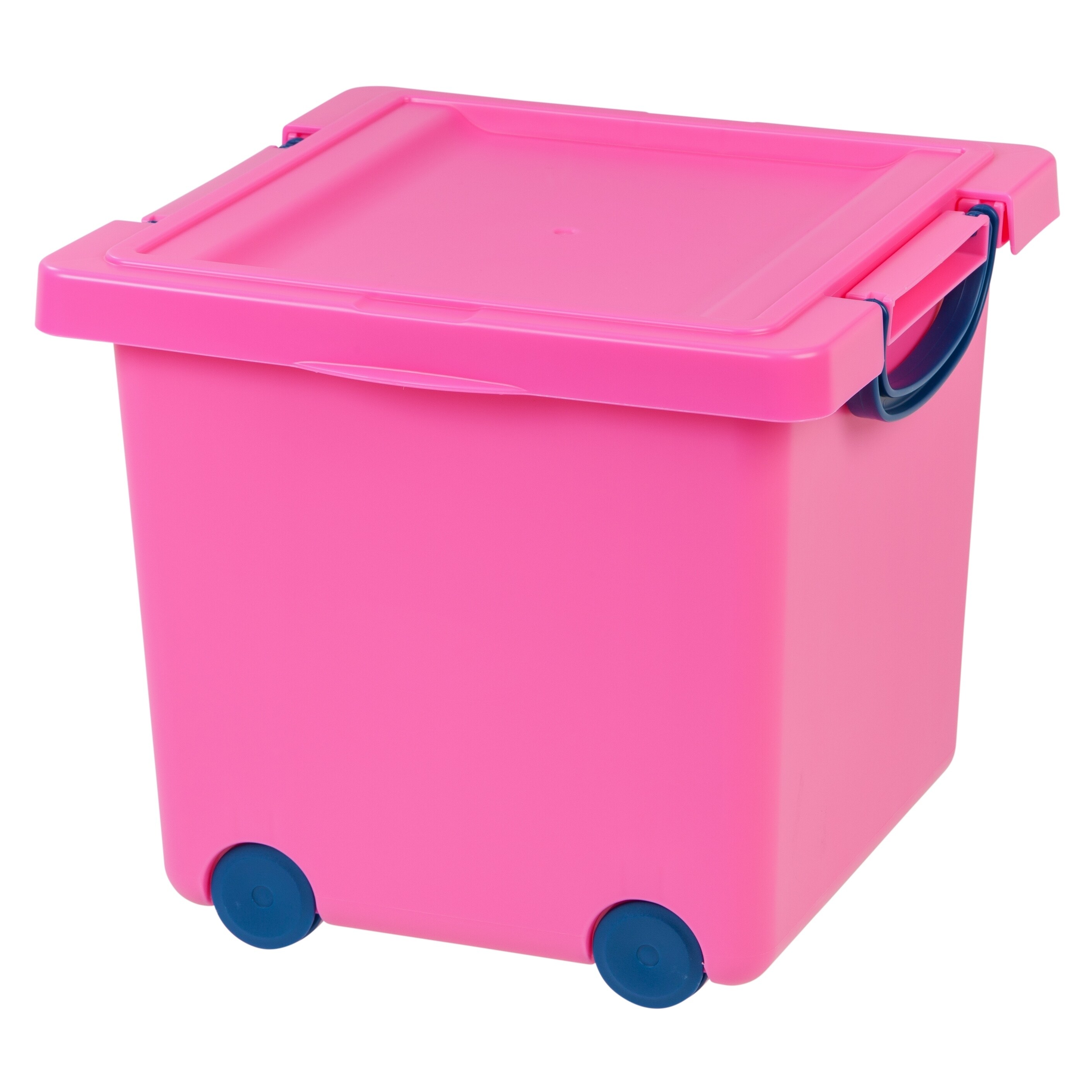 pink toy boxes storage