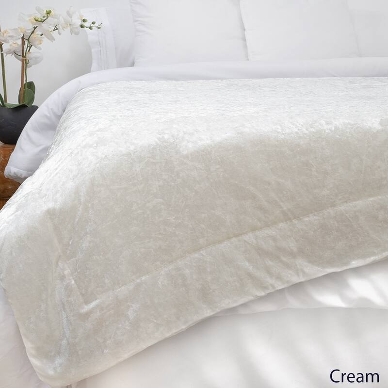 Olivia Velvet Throw by Sweet Home Collection (50"x60")
