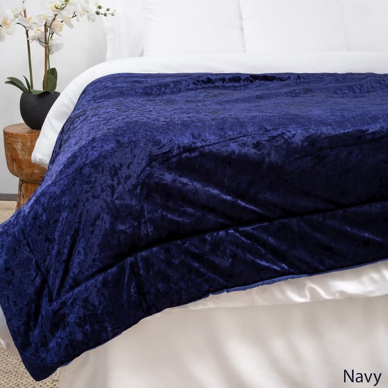 Olivia Velvet Throw by Sweet Home Collection (50"x60")