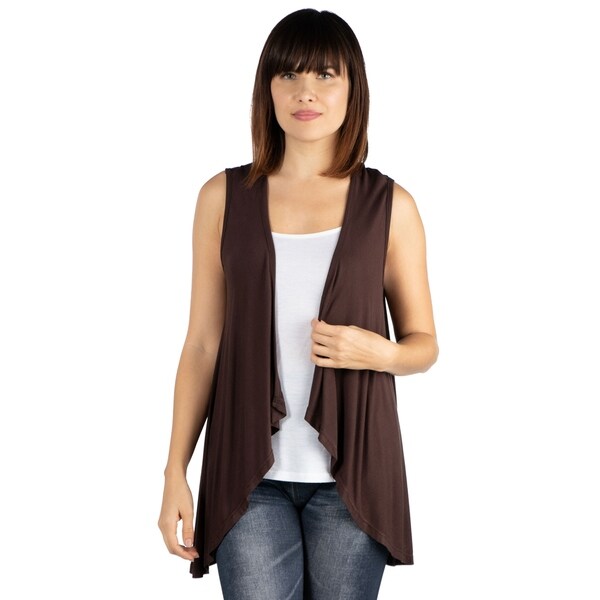 open front vest cardigan