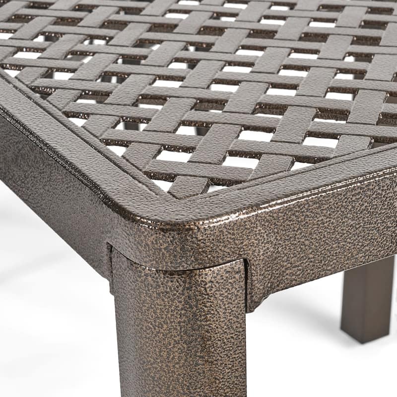 Fairwind Outdoor 8-seat Aluminum Dining Set by Christopher Knight Home