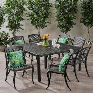 Aviary Aluminum 9-piece Outdoor Dining Set by Christopher Knight Home