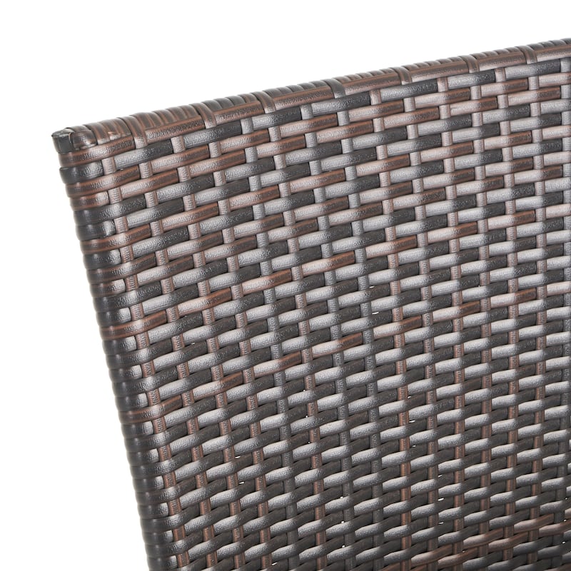 Bullpond Aluminum/ Brown Wicker 9-piece Outdoor Dining Set by Christopher Knight Home