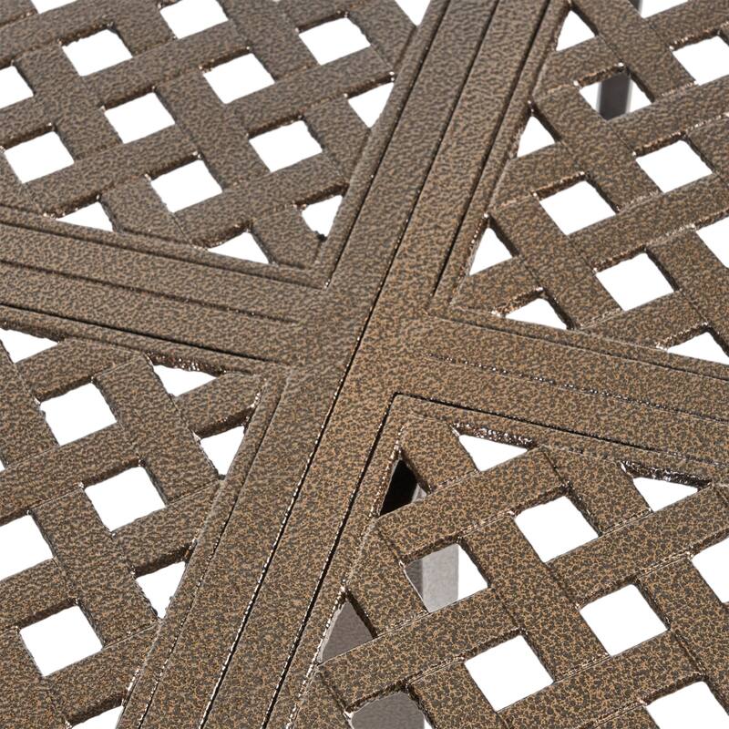 Bullpond Aluminum/ Brown Wicker 9-piece Outdoor Dining Set by Christopher Knight Home