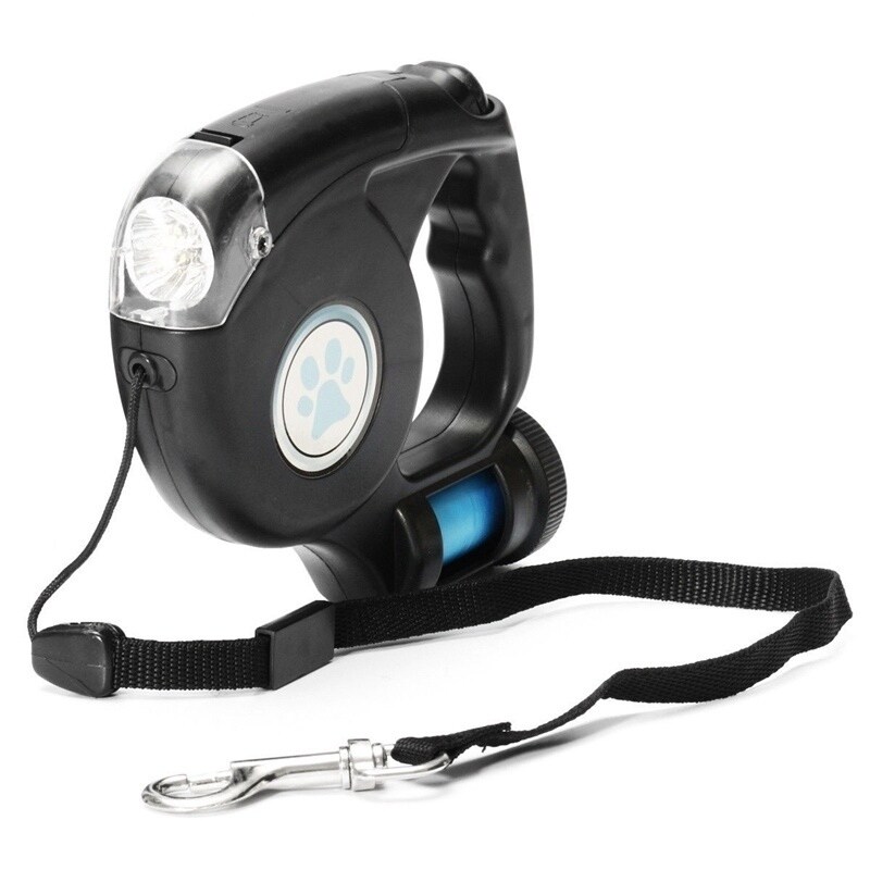 retractable leash with flashlight