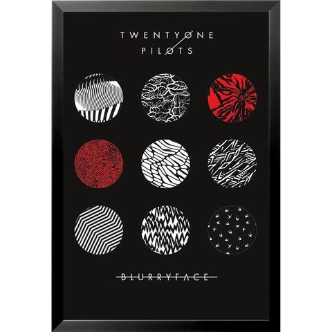 FRAMED Twenty One Pilots - Blurryface 2015 Album 36x24 Music Band Art Print Poster - 36 x 24
