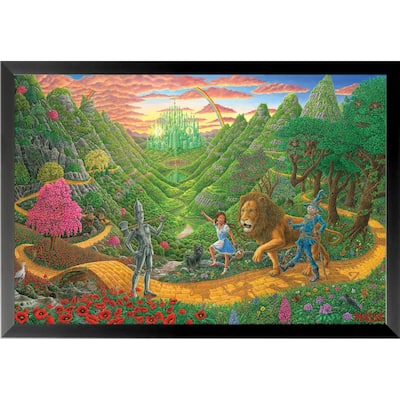 FRAMED Wizard of Oz by Tom Masse Classic Movie Hidden Images Art Print Poster