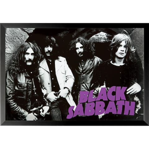FRAMED Black Sabbath Group 36x24 Music Group Art Print Poster - 36 x 24