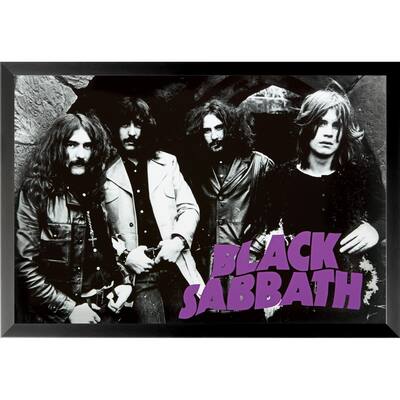 FRAMED Black Sabbath Group 36x24 Music Group Art Print Poster - 36 x 24