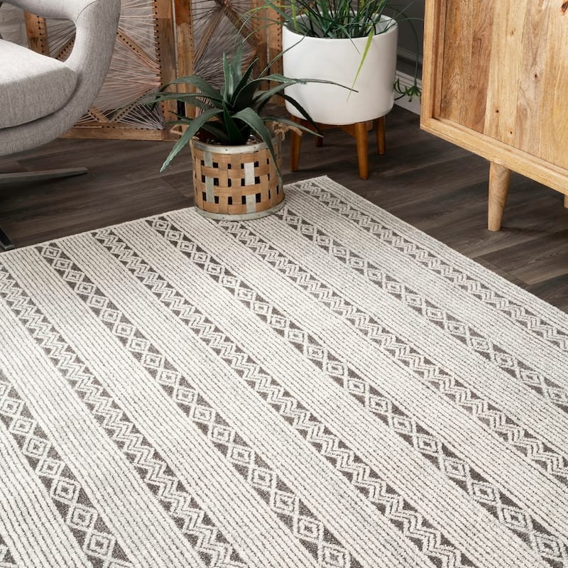 Nuloom Moroccan Pinstripes Velia Area Rug