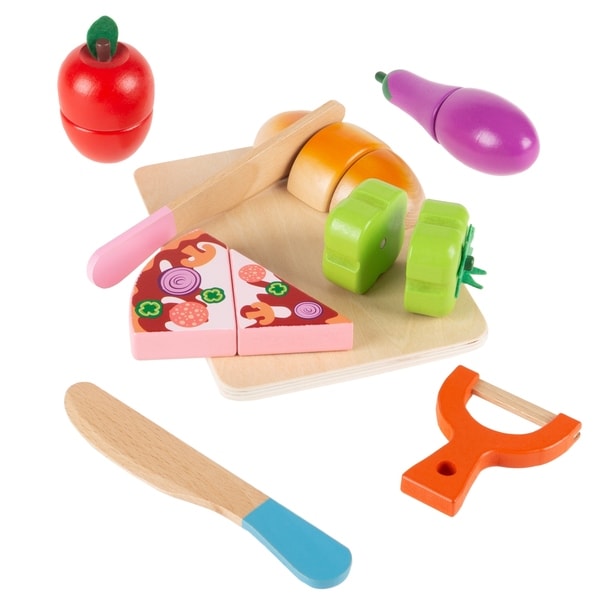 wooden pretend play food