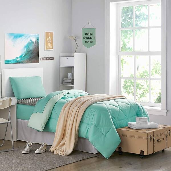 Shop Porch Den Biles Yucca Hint Of Mint Twin Xl Dorm Room