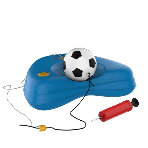 football training ball on string