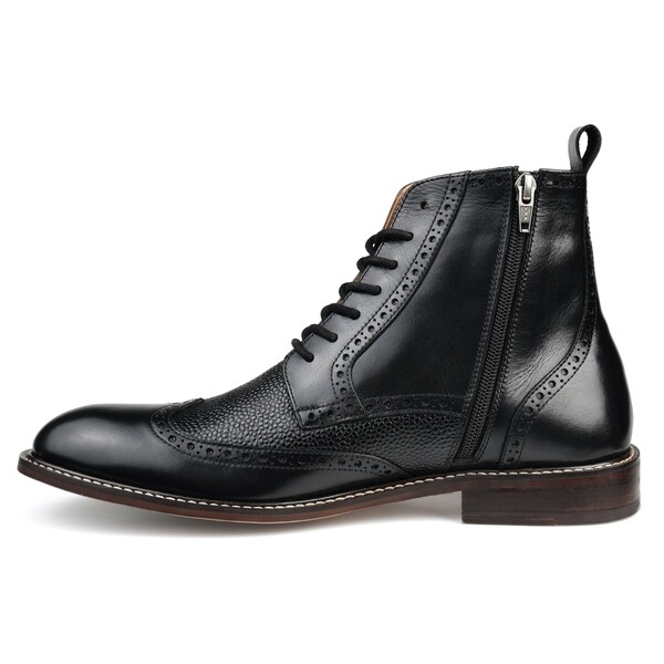wingtip ankle boots