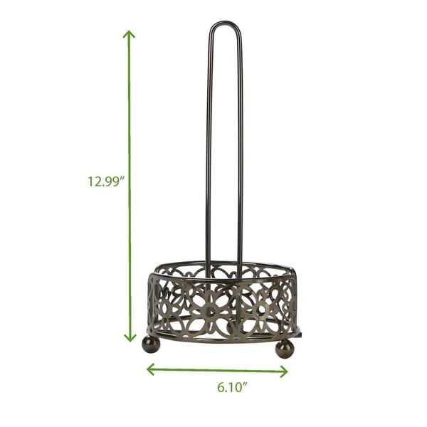 Shop Mind Reader Free Standing Metal Paper Towel Holder Counter