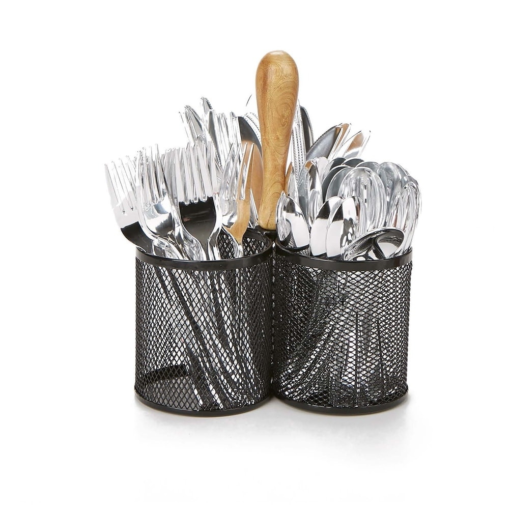 Stainless Steel Kitchen Utensil Holder - Crock Organizer Caddy - Great for  Large Cooking Tools - Bed Bath & Beyond - 30138329