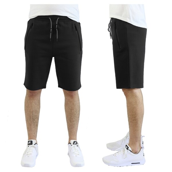 nike fleece shorts with zipper pockets