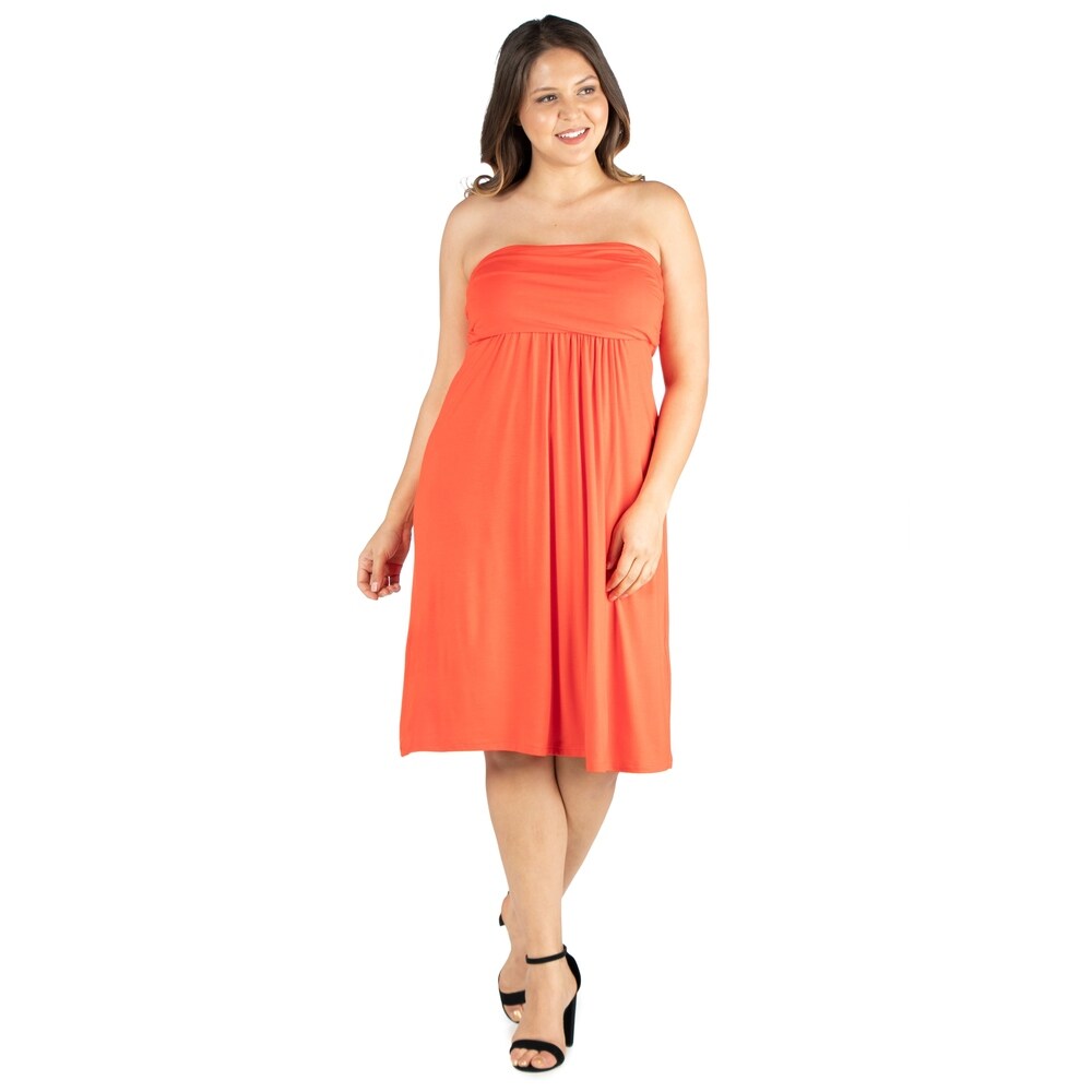 strapless sundress plus size