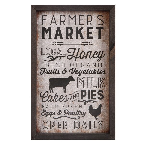 Farmer's Market Framed Art