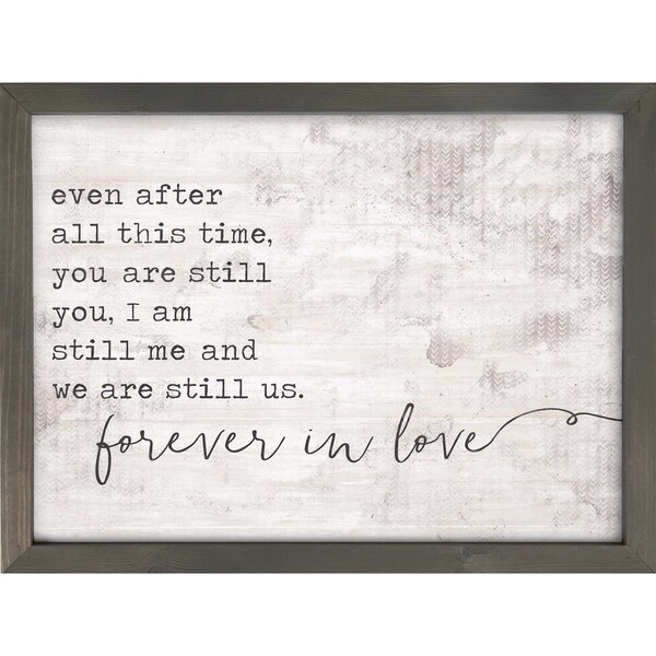 Forever In Love Framed Art
