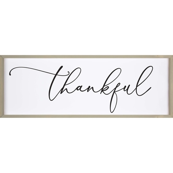 Thankful Framed Art