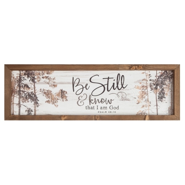 Be Still & Know That I Am God Framed Art