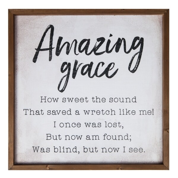 Amazing Grace Framed Art