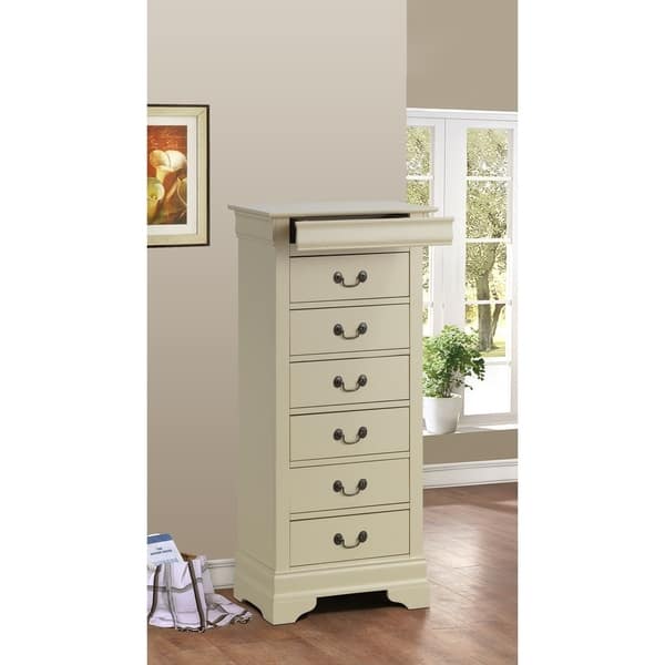 Shop Lyke Home Lucas Beige Lingerie Chest On Sale Overstock