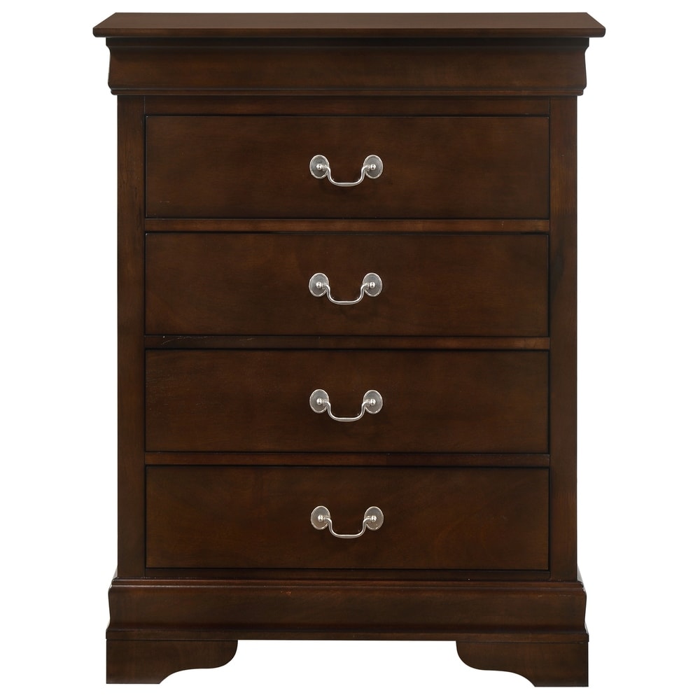 LYKE Home Lucas Cappuccino 4-drawer Chest