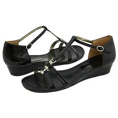 Enzo Angiolini Nine Black Patent Sandals