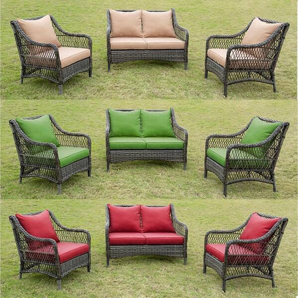 Shop Havenside Home Gordon Outdoor Patio Cushion Set With Backrest