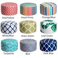Art-Leon Outdoor Patio Inflatable Round Pouf Footstool
