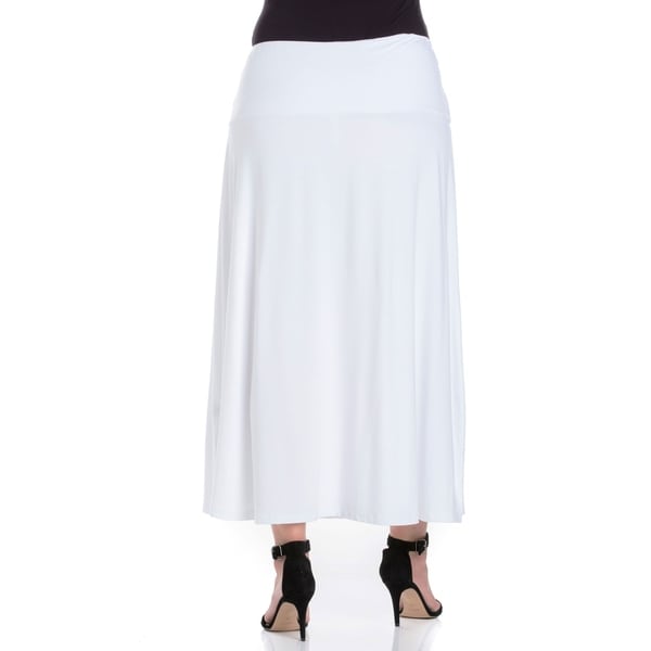 plus size long maxi skirts