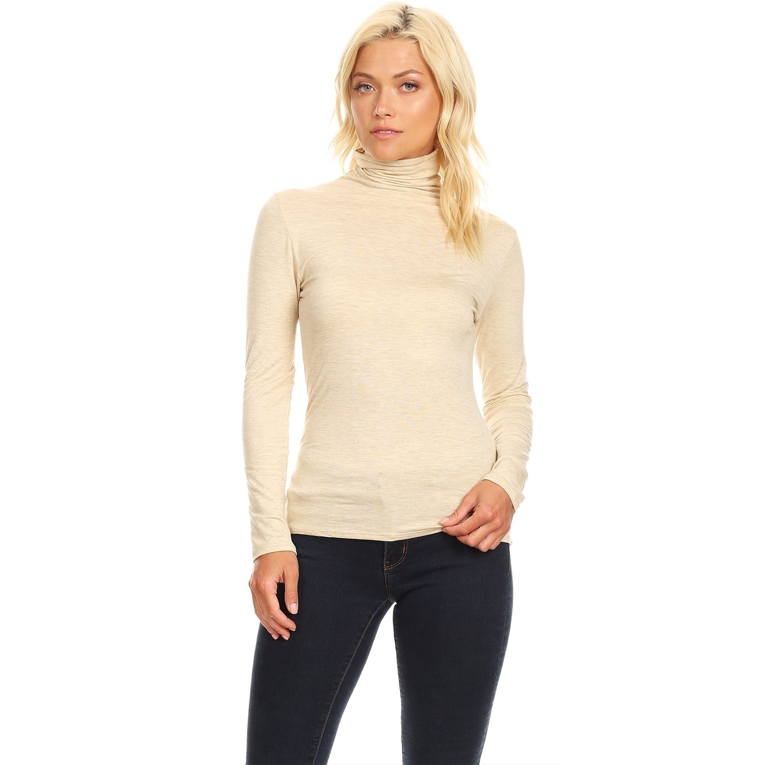 thin long sleeve turtleneck