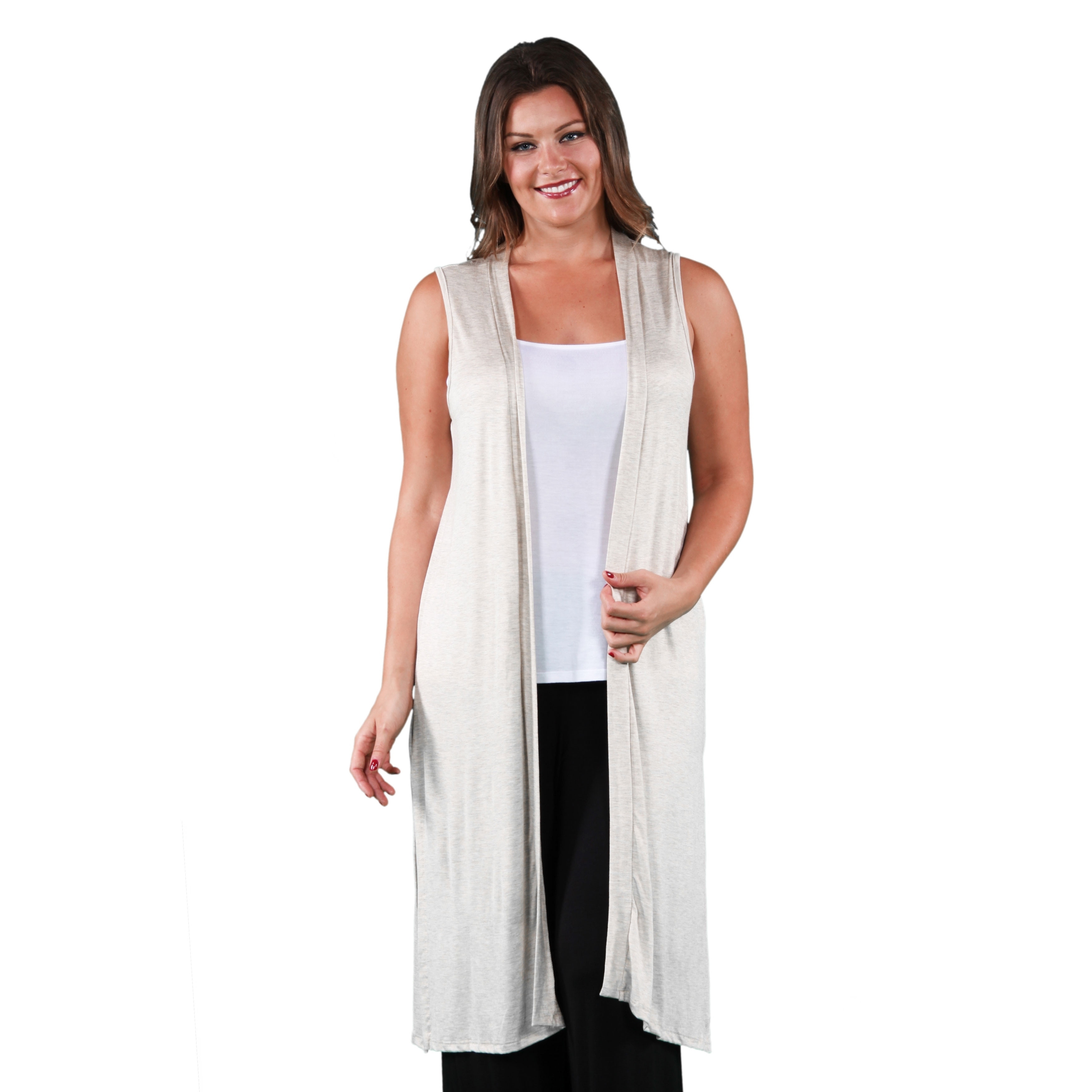 plus size sleeveless sweater vest