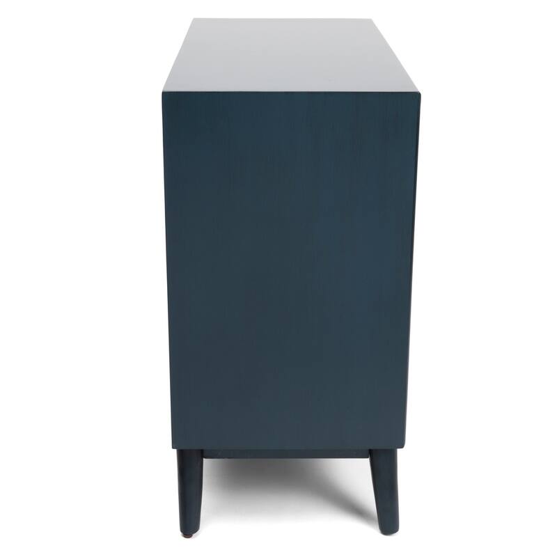 Pomeroy Indigo 3 Drawer Chest with Gold Hardware