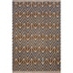 preview thumbnail 1 of 5, Kilim Melora Ivory/Blue Hand-Woven Wool Rug -6'2 x 8'1 - 6'2" x 8'1"